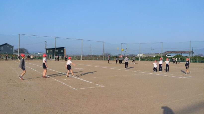 ドッチボールラリー（朝トレ）