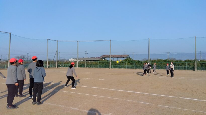 ドッチボールラリー（朝トレ）