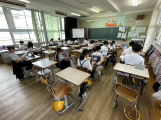 7/8　今日の田中小