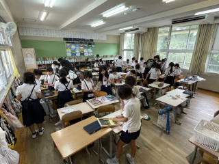 7/8　今日の田中小