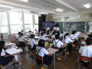 8/26　今日の田中小（２学期始業式）