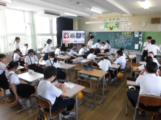 8/26　今日の田中小（２学期始業式）