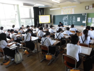 8/26　今日の田中小（２学期始業式）