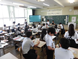 8/26　今日の田中小（２学期始業式）
