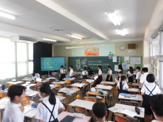 8/26　今日の田中小（２学期始業式）