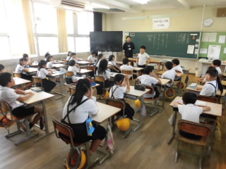 8/26　今日の田中小（２学期始業式）