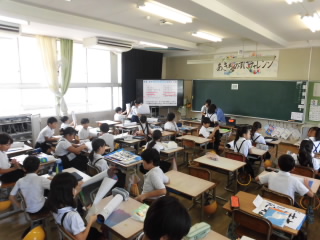 8/26　今日の田中小（２学期始業式）