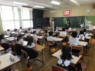 8/26　今日の田中小（２学期始業式）