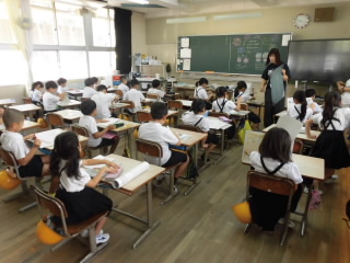 8/26　今日の田中小（２学期始業式）