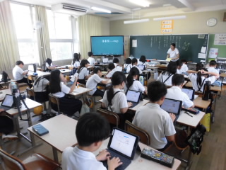 8/26　今日の田中小（２学期始業式）