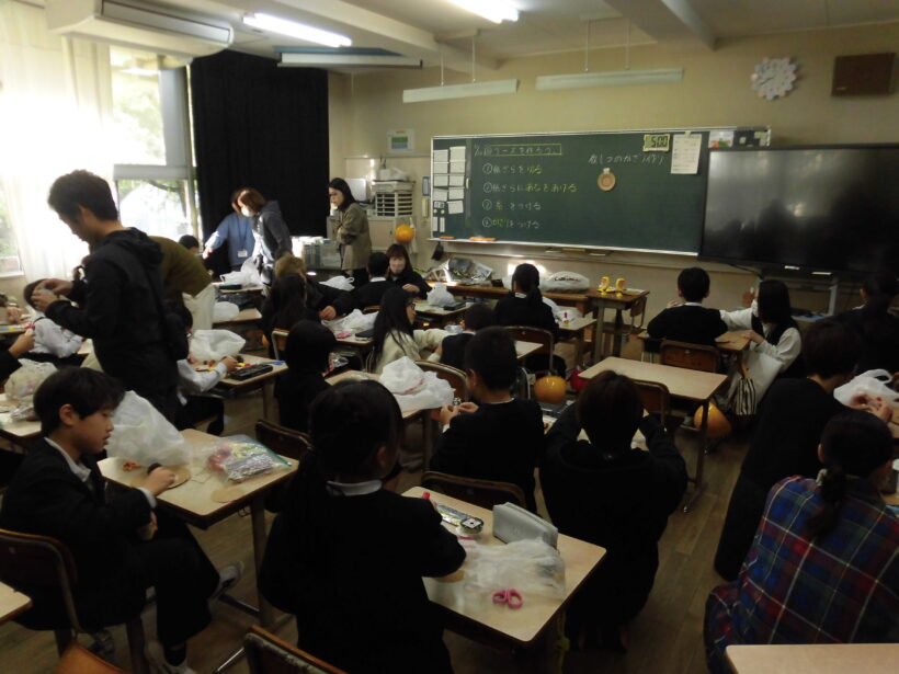 11/22　今日の田中小（土曜参観＆サンクスデー）