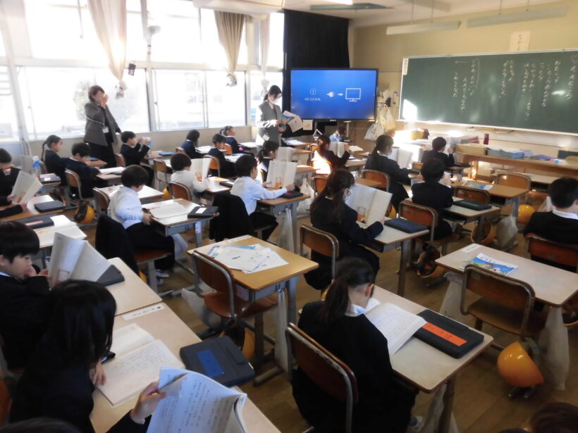 11/22　今日の田中小（土曜参観＆サンクスデー）