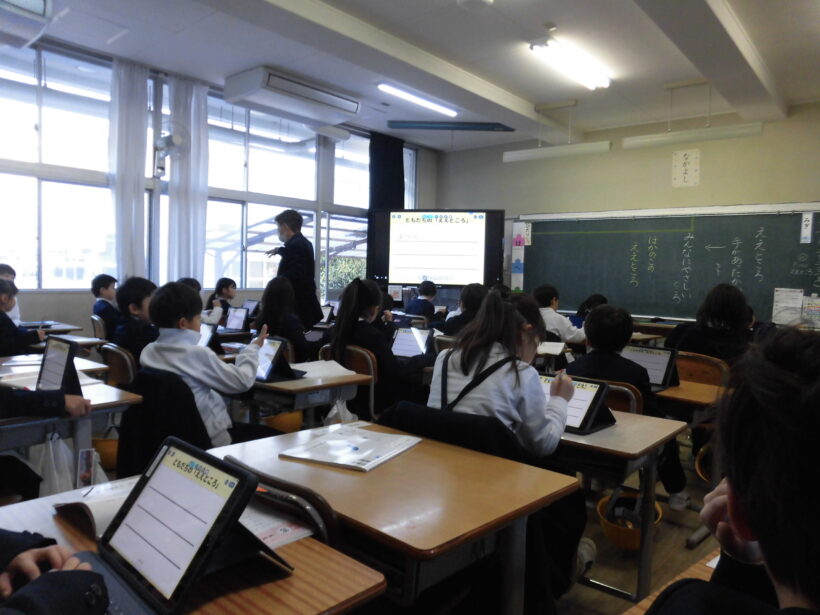 11/22　今日の田中小（土曜参観＆サンクスデー）