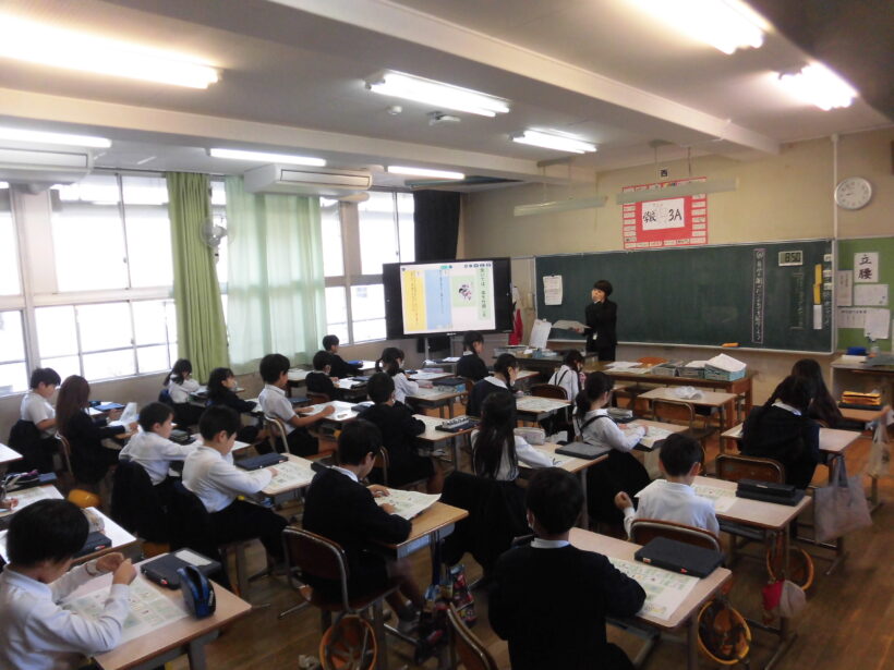 11/22　今日の田中小（土曜参観＆サンクスデー）