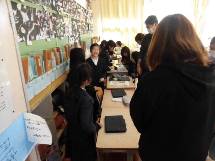 11/22　今日の田中小（土曜参観＆サンクスデー）