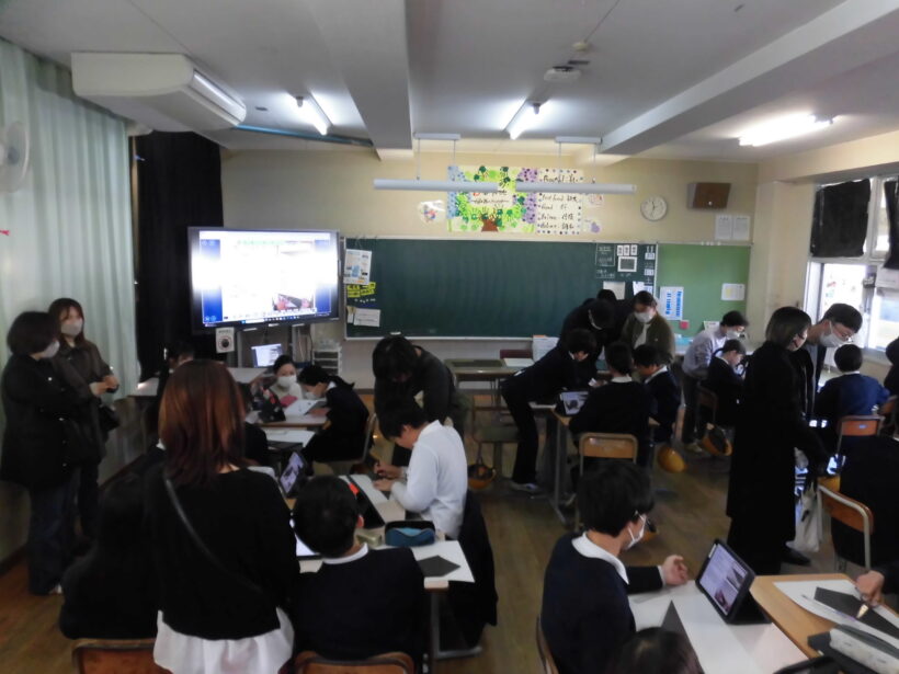 11/22　今日の田中小（土曜参観＆サンクスデー）