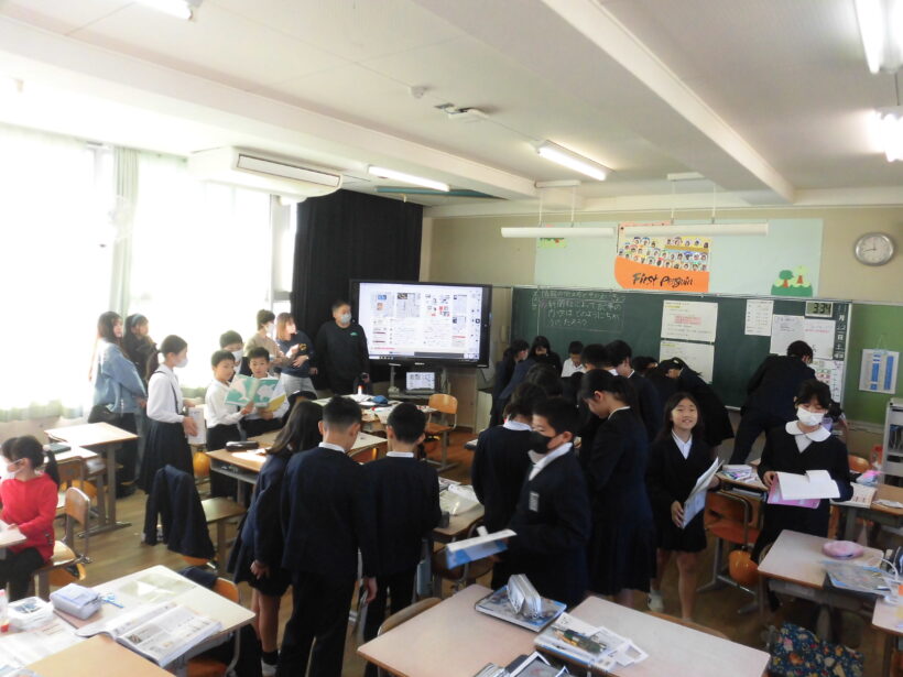 11/22　今日の田中小（土曜参観＆サンクスデー）