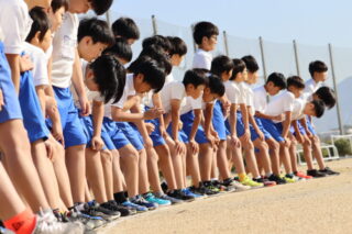 11/27　今日の田中小（校内マラソン大会）