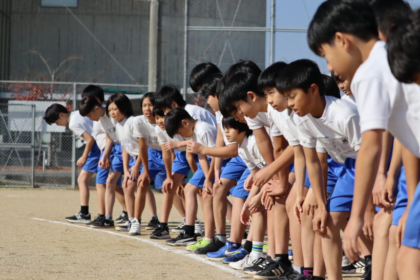 11/27　今日の田中小（校内マラソン大会）