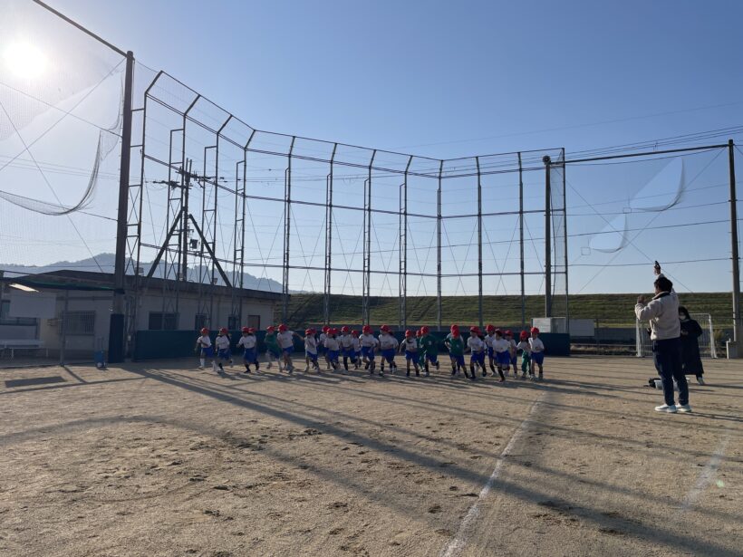 11/27　今日の田中小（校内マラソン大会）