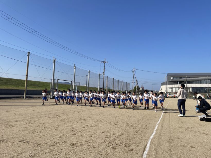 11/27　今日の田中小（校内マラソン大会）