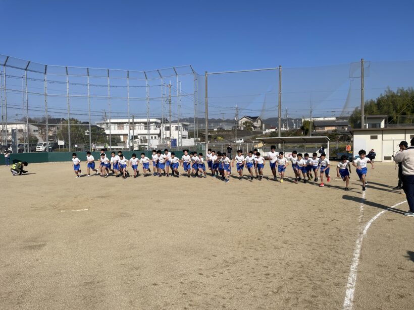 11/27　今日の田中小（校内マラソン大会）