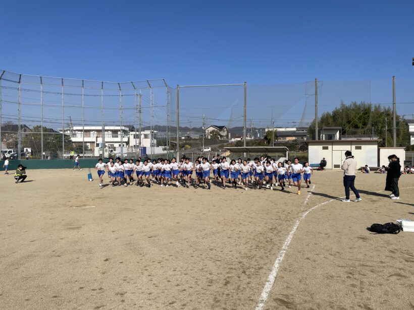 11/27　今日の田中小（校内マラソン大会）
