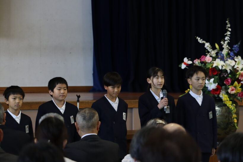 12/20　今日の田中小（新校舎竣工式）