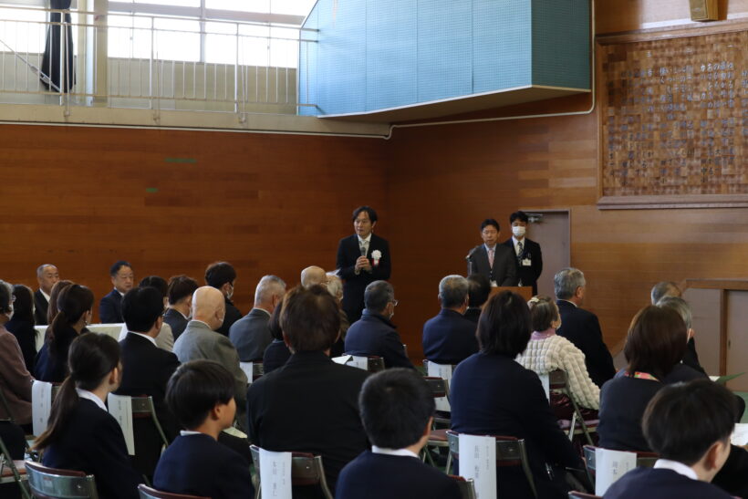 12/20　今日の田中小（新校舎竣工式）