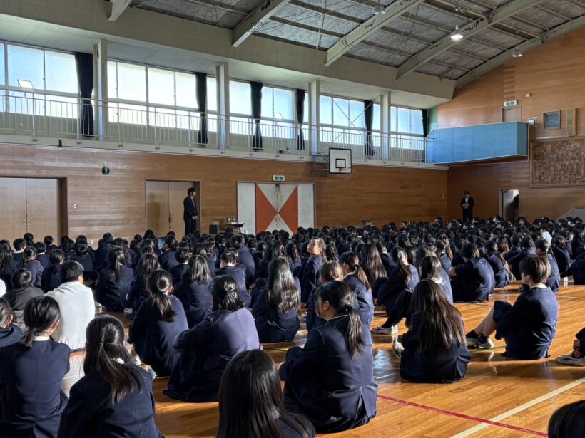 12/19　今日の田中小（２学期終業式）