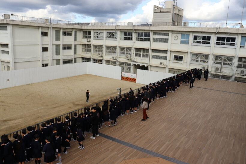 1/8　今日の田中小（３学期始業式）