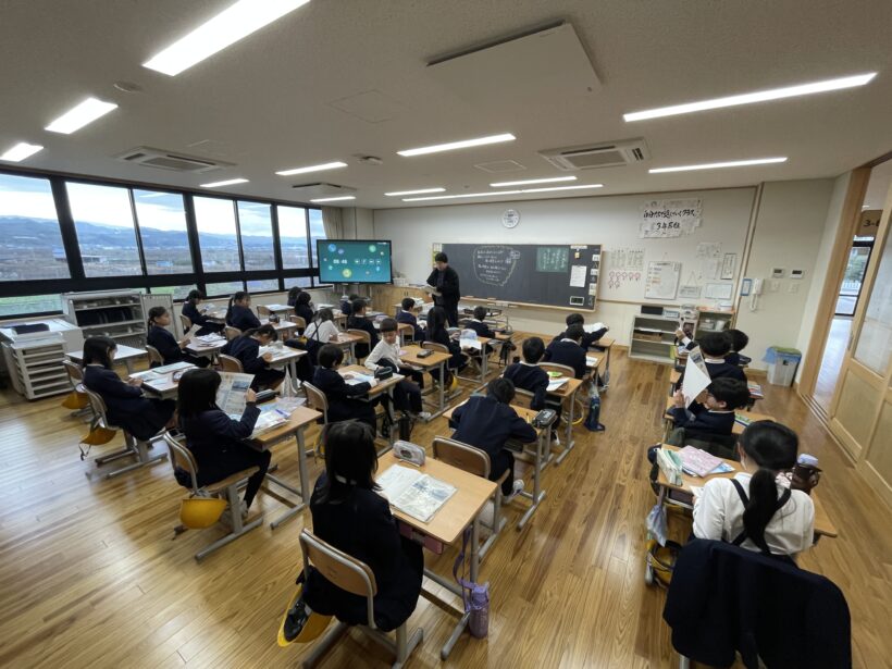 1/8　今日の田中小（３学期始業式）