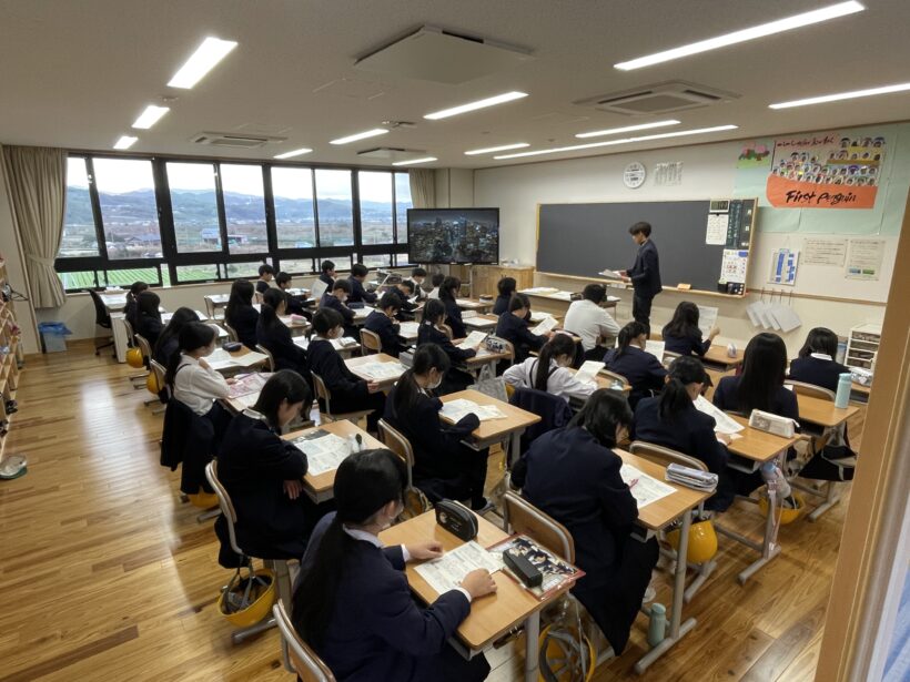 1/8　今日の田中小（３学期始業式）