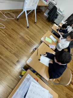 1/13 今日の田中小