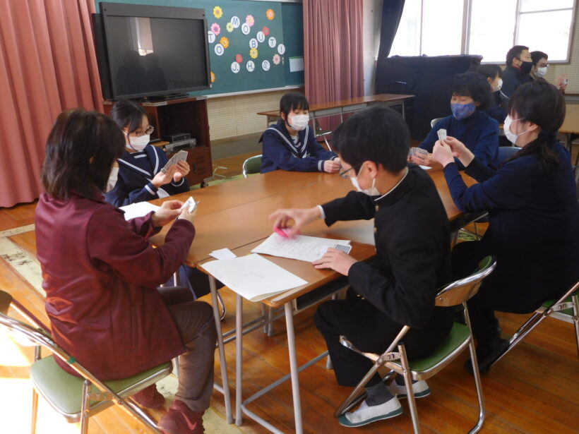 3月15日　中学３生を送る会（中学生）