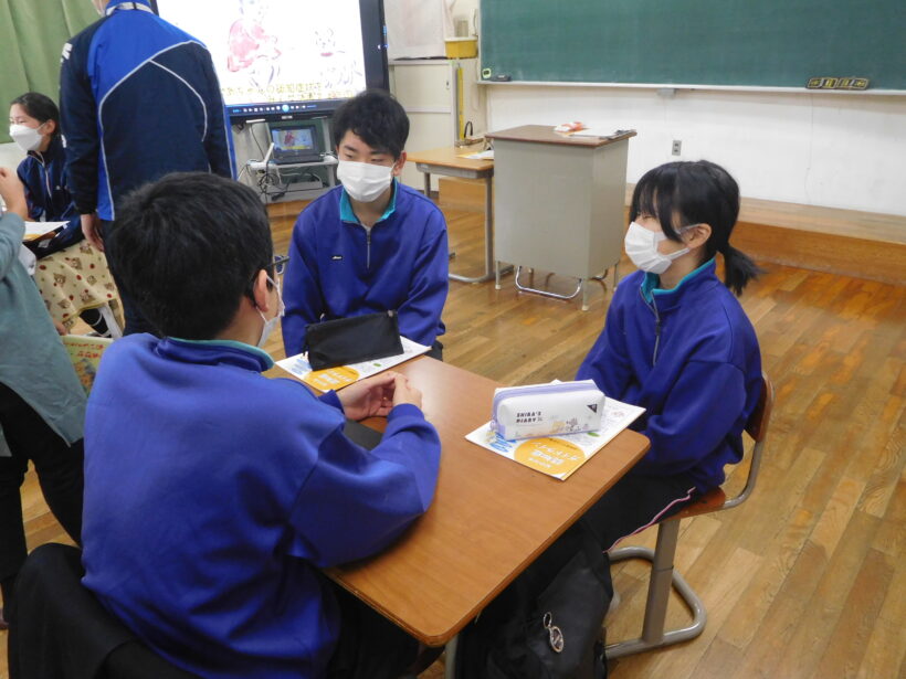 11月24日　認知症サポーター中学生養成講座