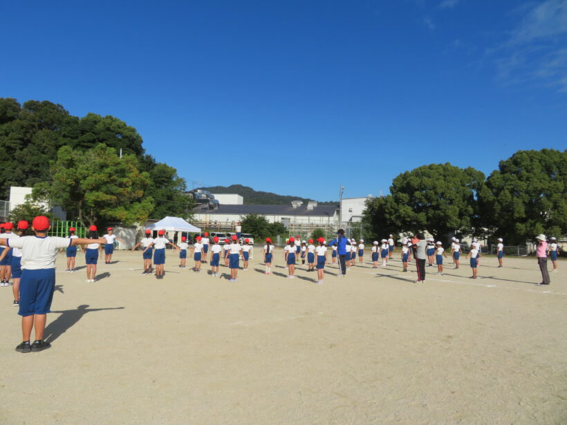 運動会全体練習開始