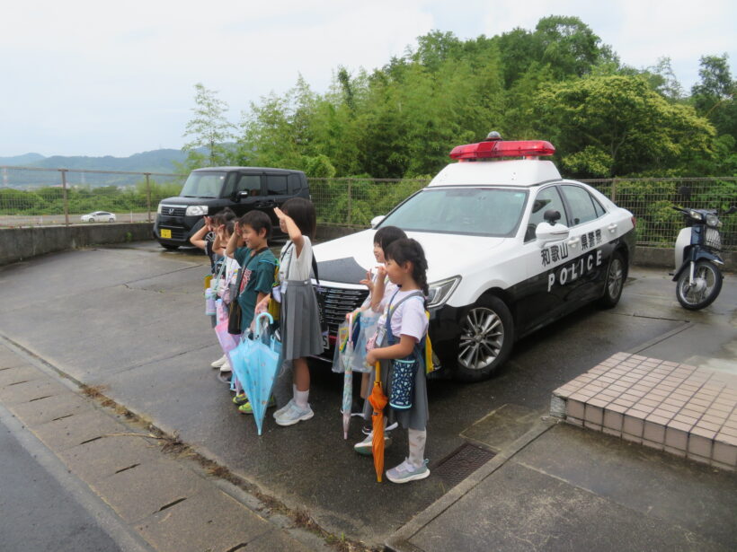 調月駐在所見学
