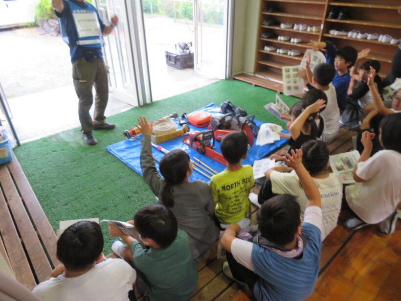 紀の川市小学生防災教室