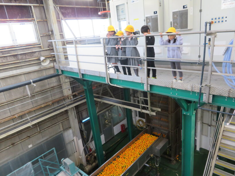 ジョインジュース見学２年生