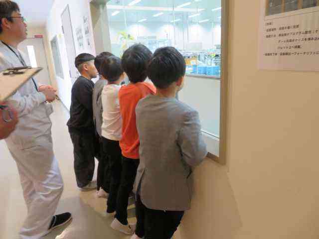 ハグルマ工場見学３年生