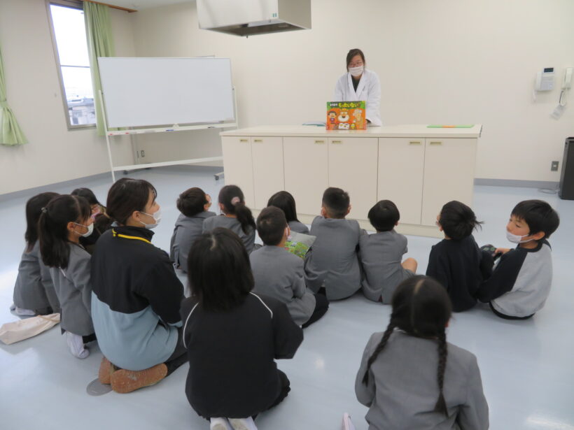 河南給食センター見学