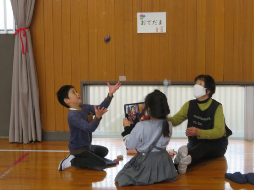 昔遊び体験１・２年