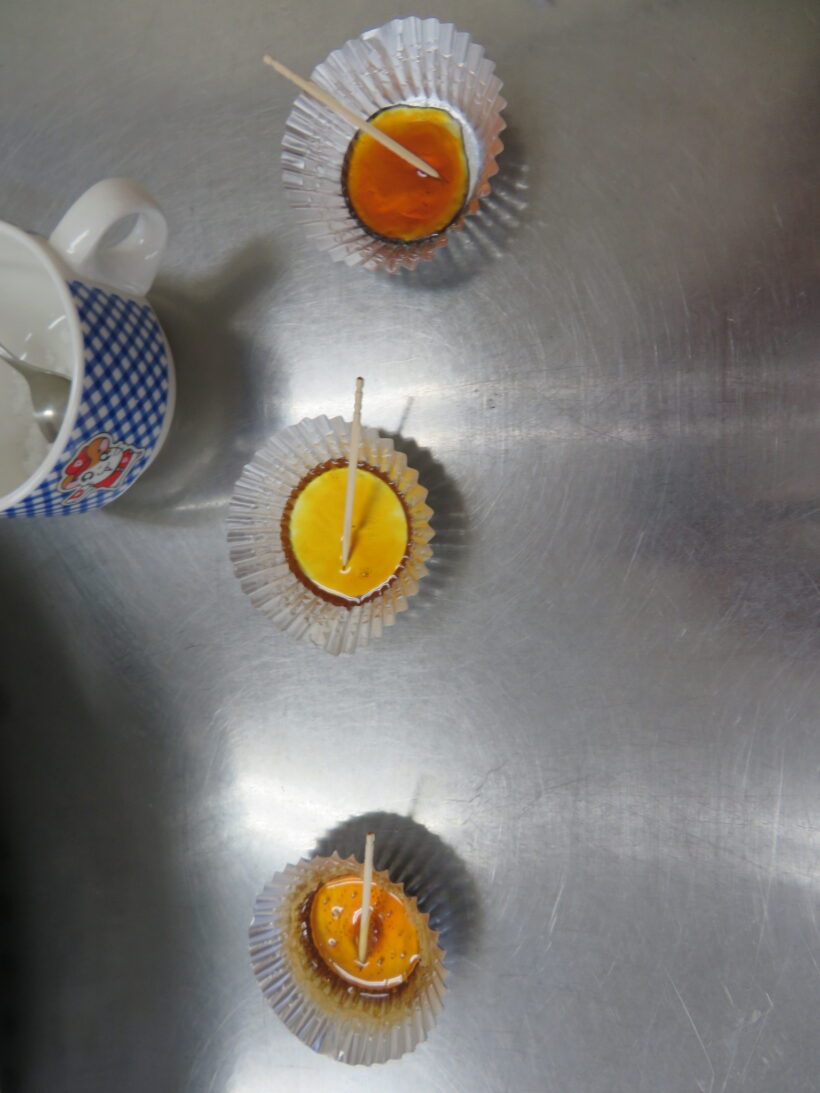 べっこう飴作り