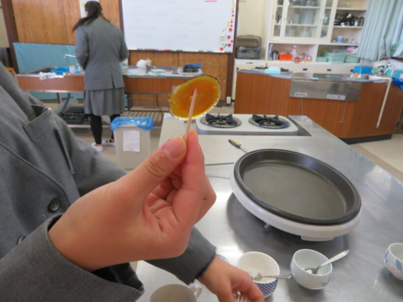 べっこう飴作り