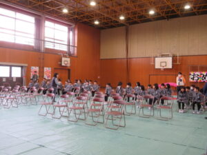 卒業式練習（在校生）