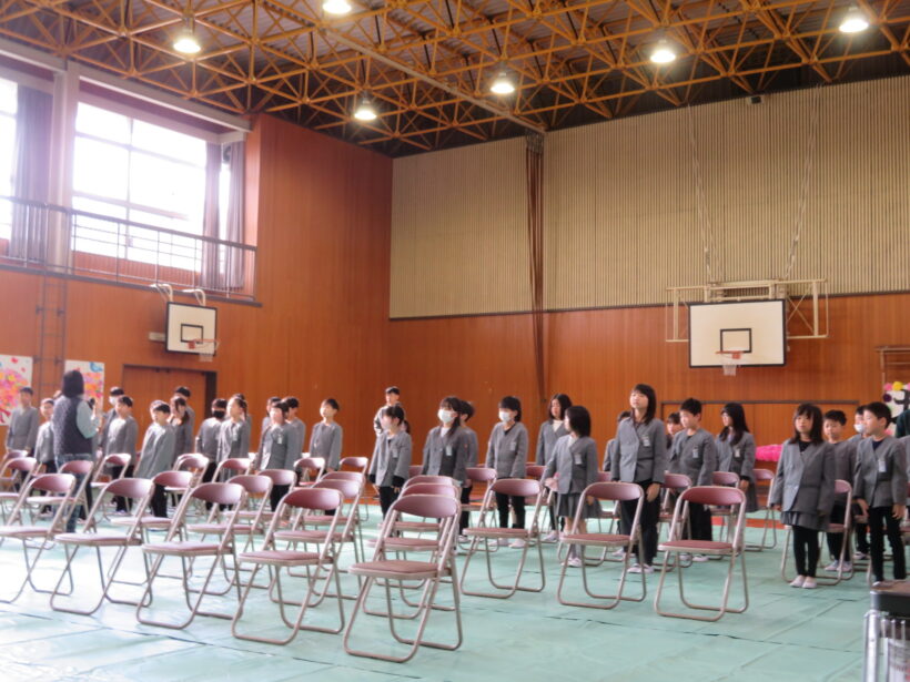 卒業式練習（在校生）