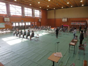 卒業式練習（全体）